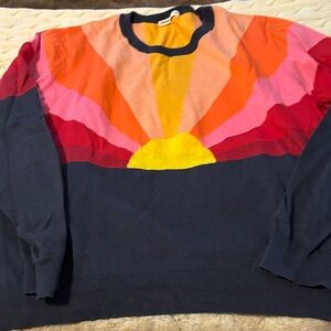Marine Layer Women’s Sweater with Sunburst Design